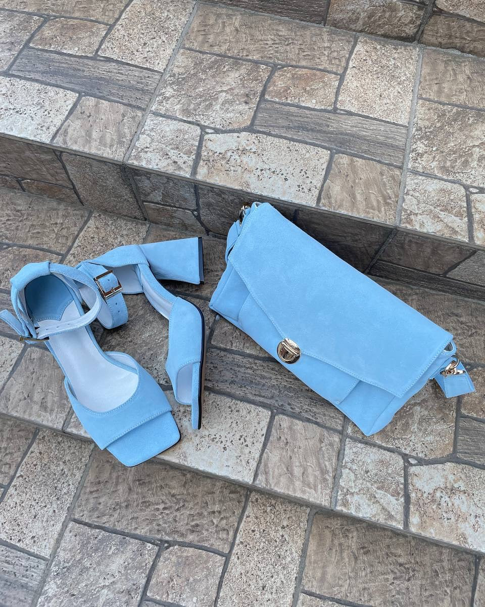 Ankle Strap Block Heel Sandals