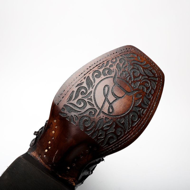 AUTHENTIC Brown Piraroucu Boots - Square Toe