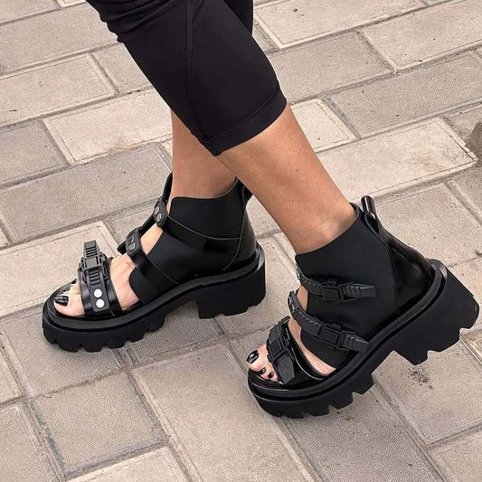 Fashion Platform High-top Sandals