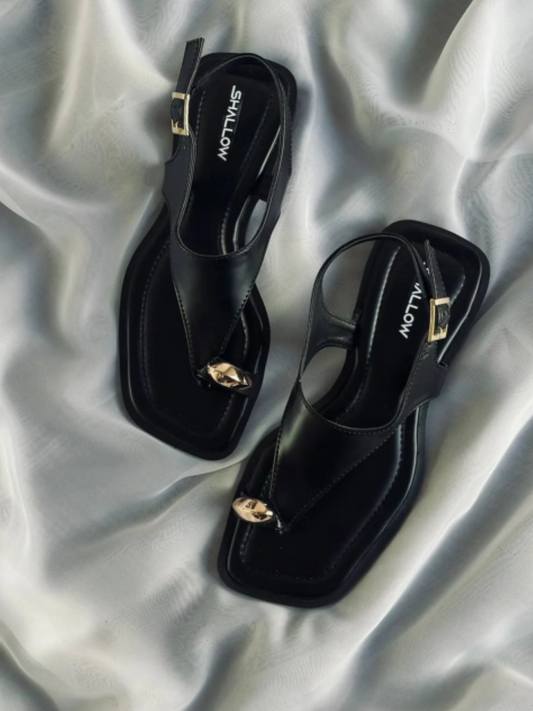 Casual Versatile Clip-toe Flat Sandals