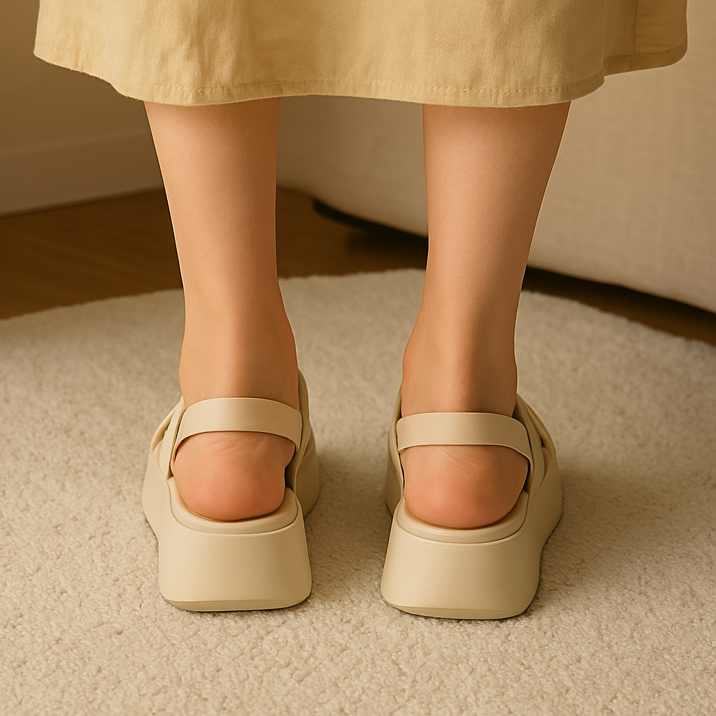 Pearl & Embellished Platform Sandals