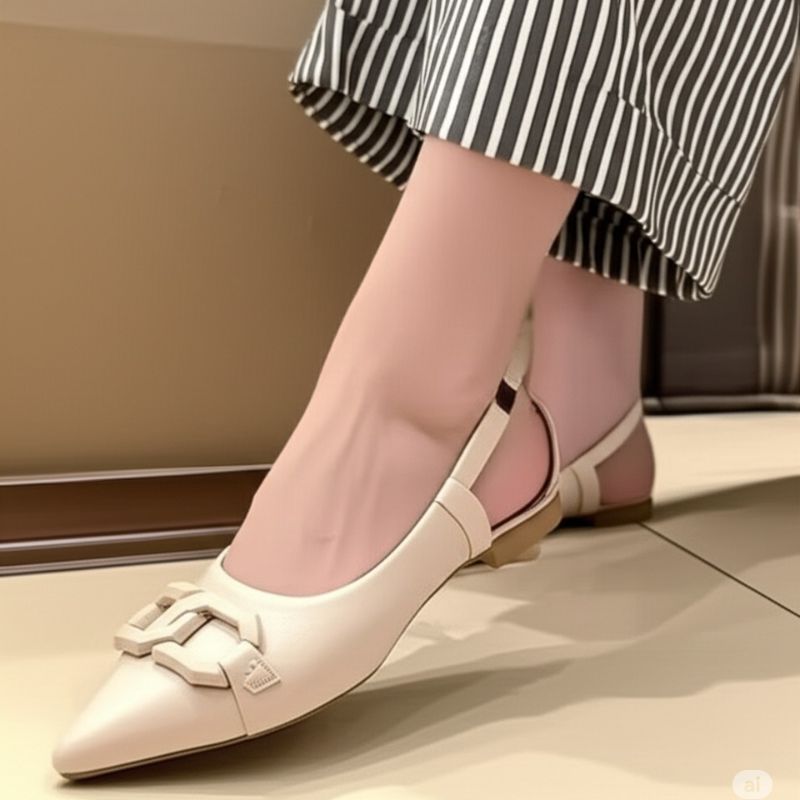 Point-toe Flat Shoes