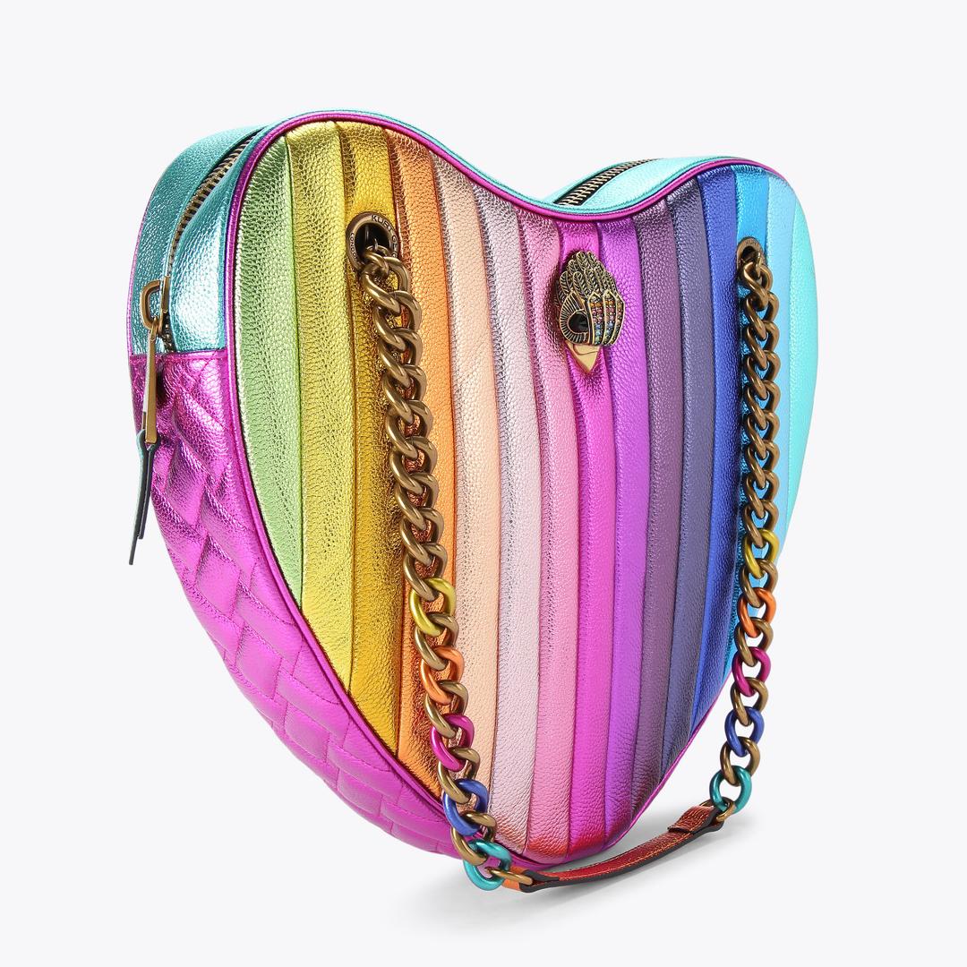 Large Colorful Heart Bag