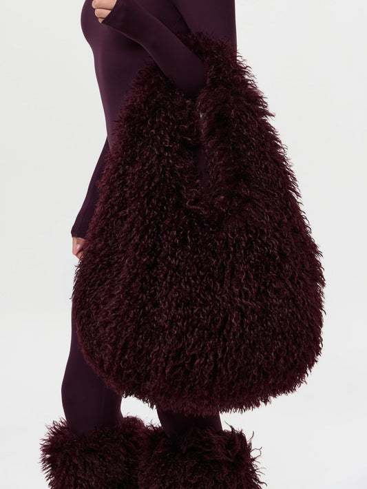 Faux Fur Plush Shoulder Bag