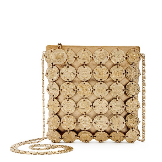 Metier D’Art Gold Medallion Chain Bag