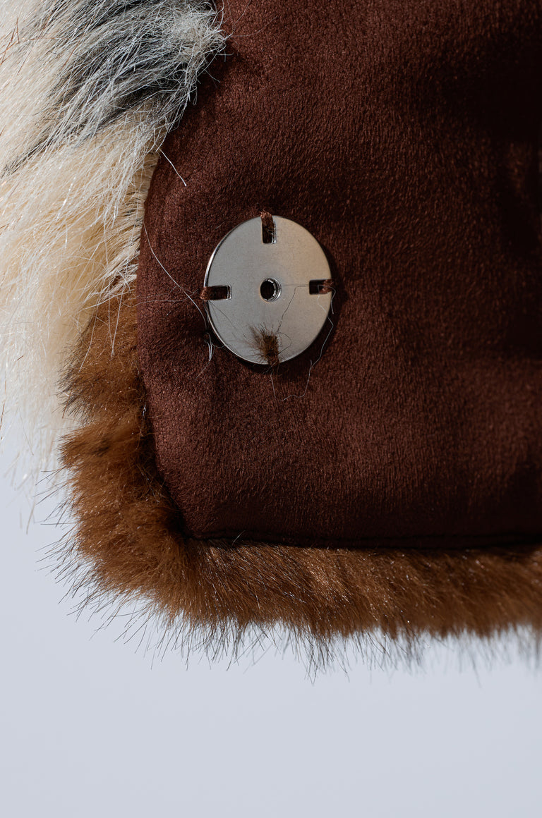 PORTIA CROPPED FAUX FUR JACKET