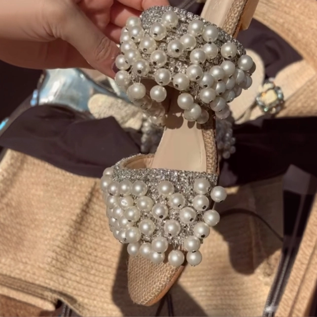 Pearl Embellished Brogues