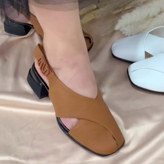 Comfortable Casual Thick Heeled Sandals