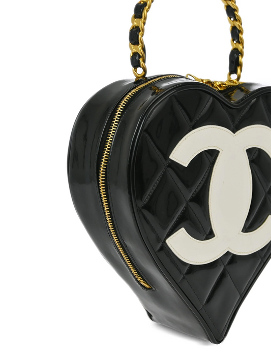 Heart-Shaped Vanity Bag – Camellia Vintage Tokyo