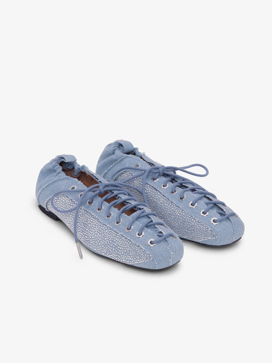 Lace-Up Ballet Flats
