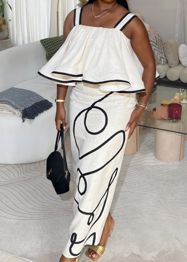 Chic Design Linen Dress