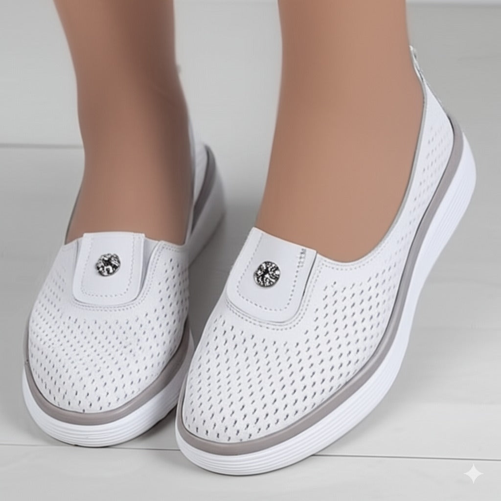 Perforated Slip - On Sneakers