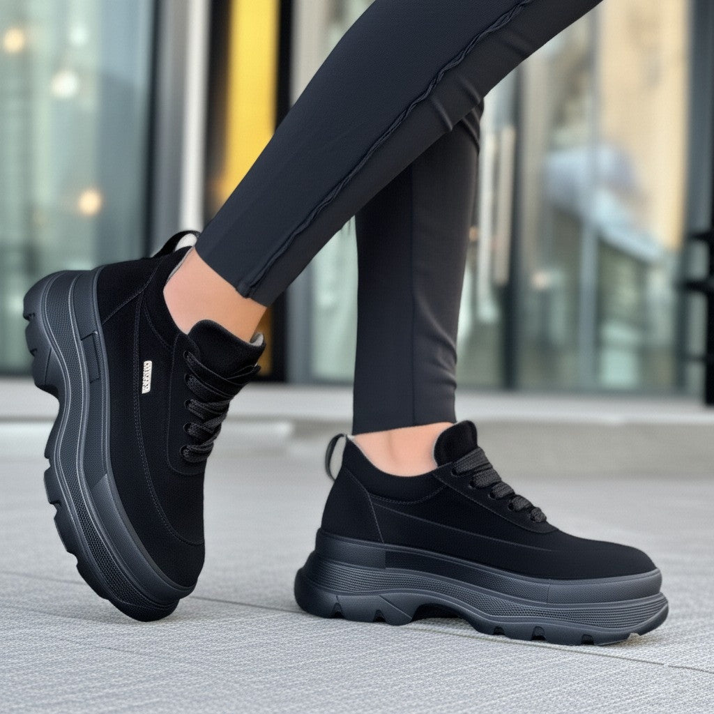 Lace Up Platform Sneakers