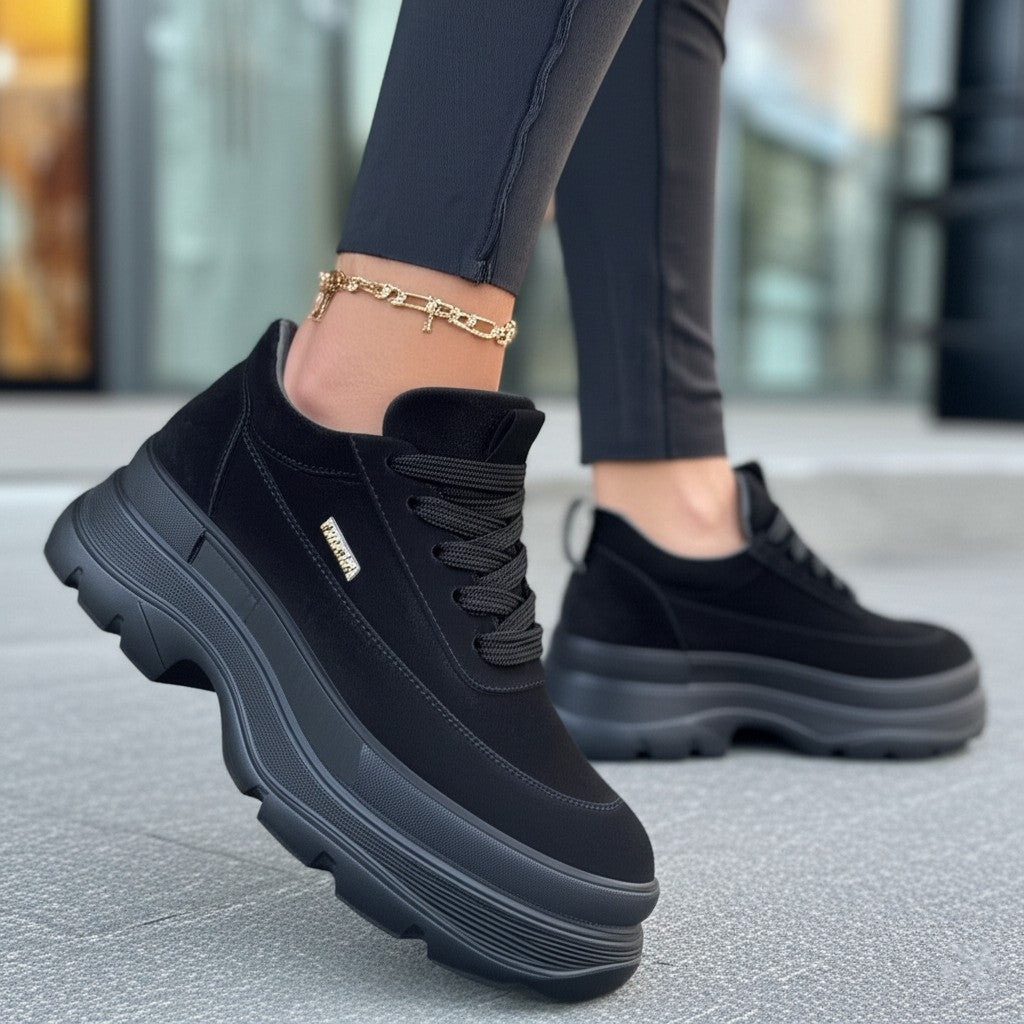 Lace Up Platform Sneakers