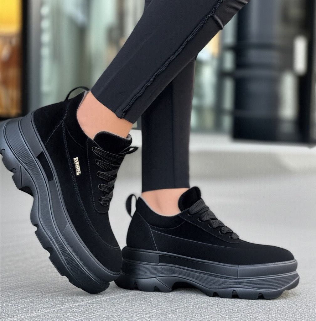 Lace Up Platform Sneakers