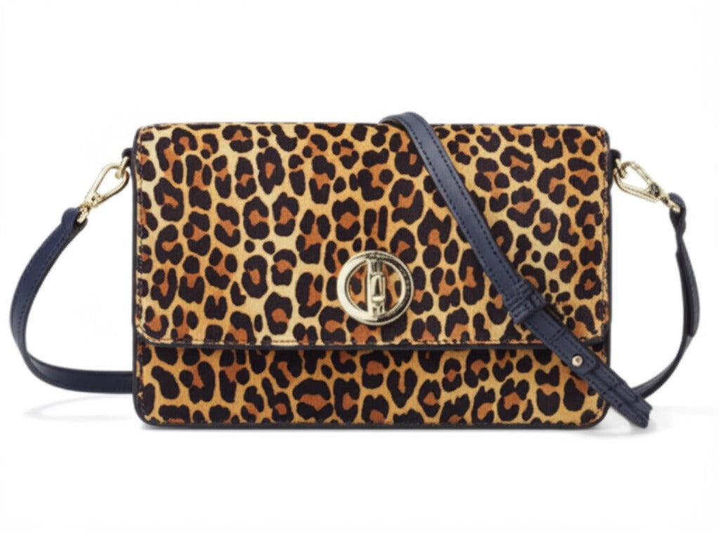 Leopard Print Crossbody Bag