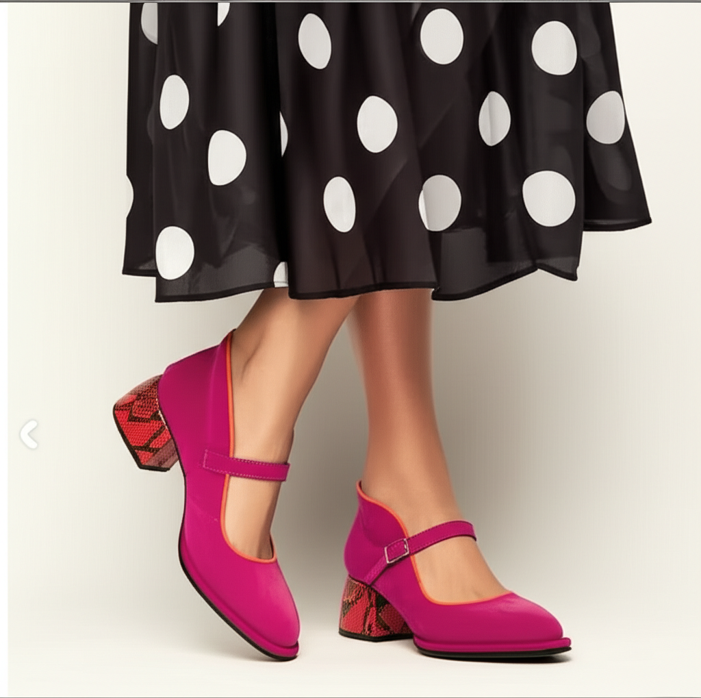Mary Jane Block Heel Shoes