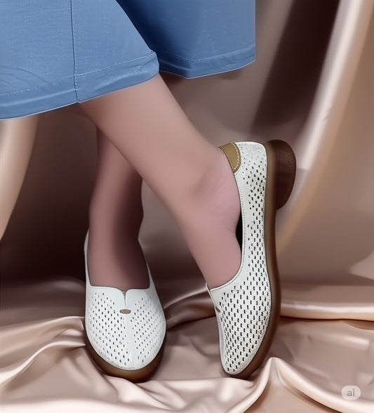 Perforated Slip - On Flats