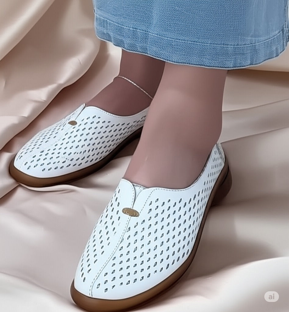 Perforated Slip - On Flats