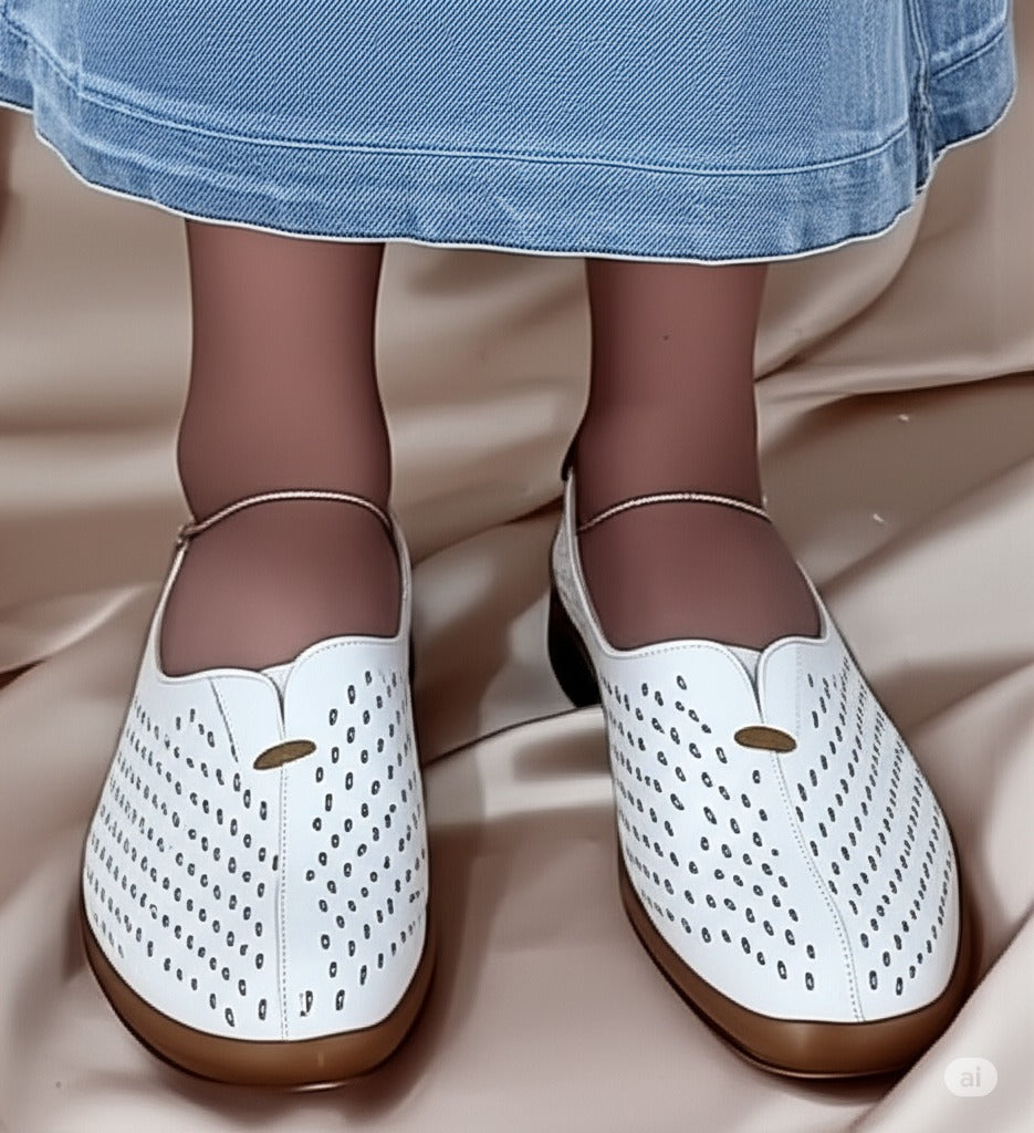 Perforated Slip - On Flats