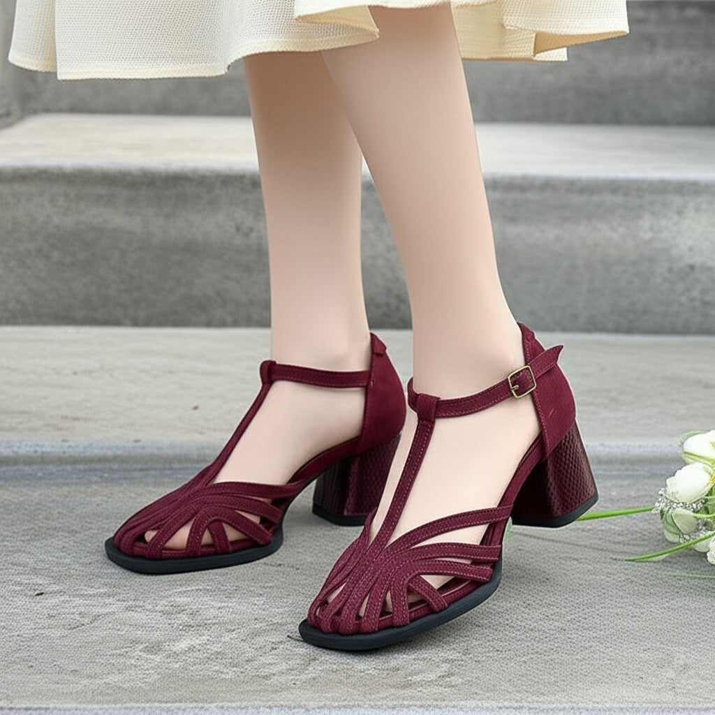 Strappy Block Heel Sandals