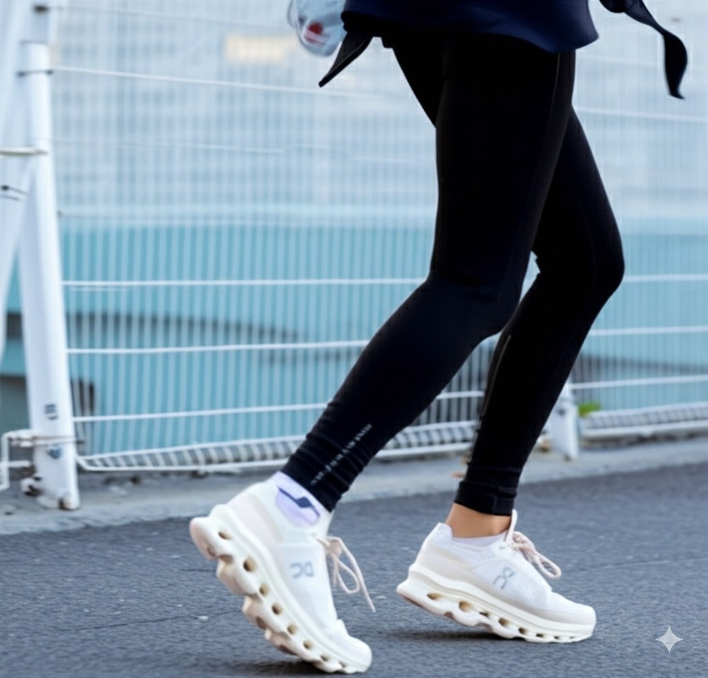 Light Gray Mesh Lace - Up Running Sneakers