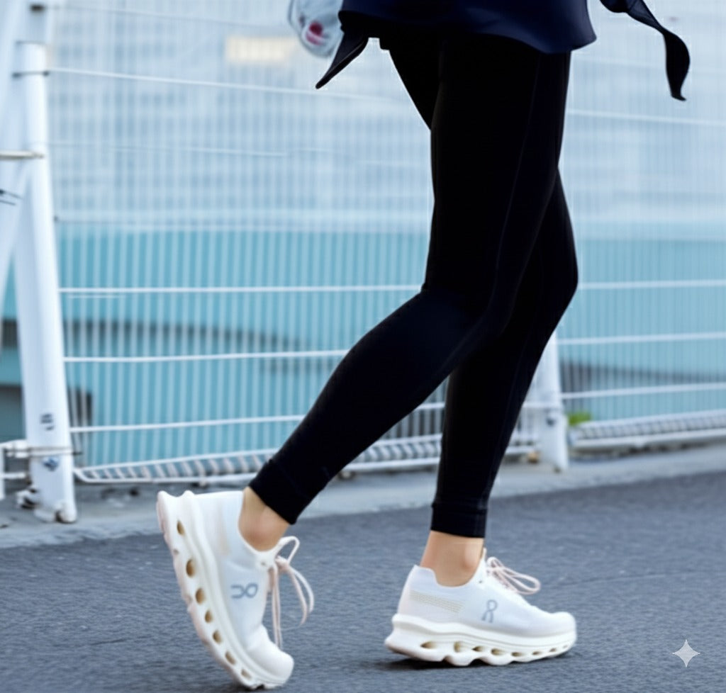 Light Gray Mesh Lace - Up Running Sneakers