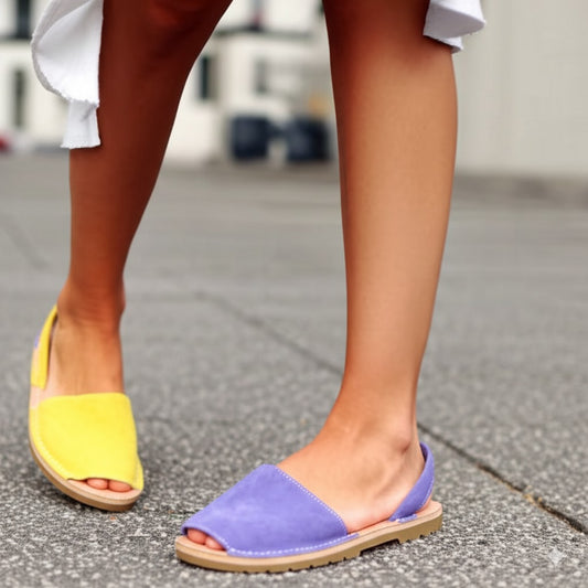 Flat Peep-Toe Sandals