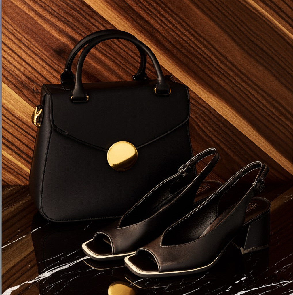 Thick Heel Fish-toe Sandals Pumps