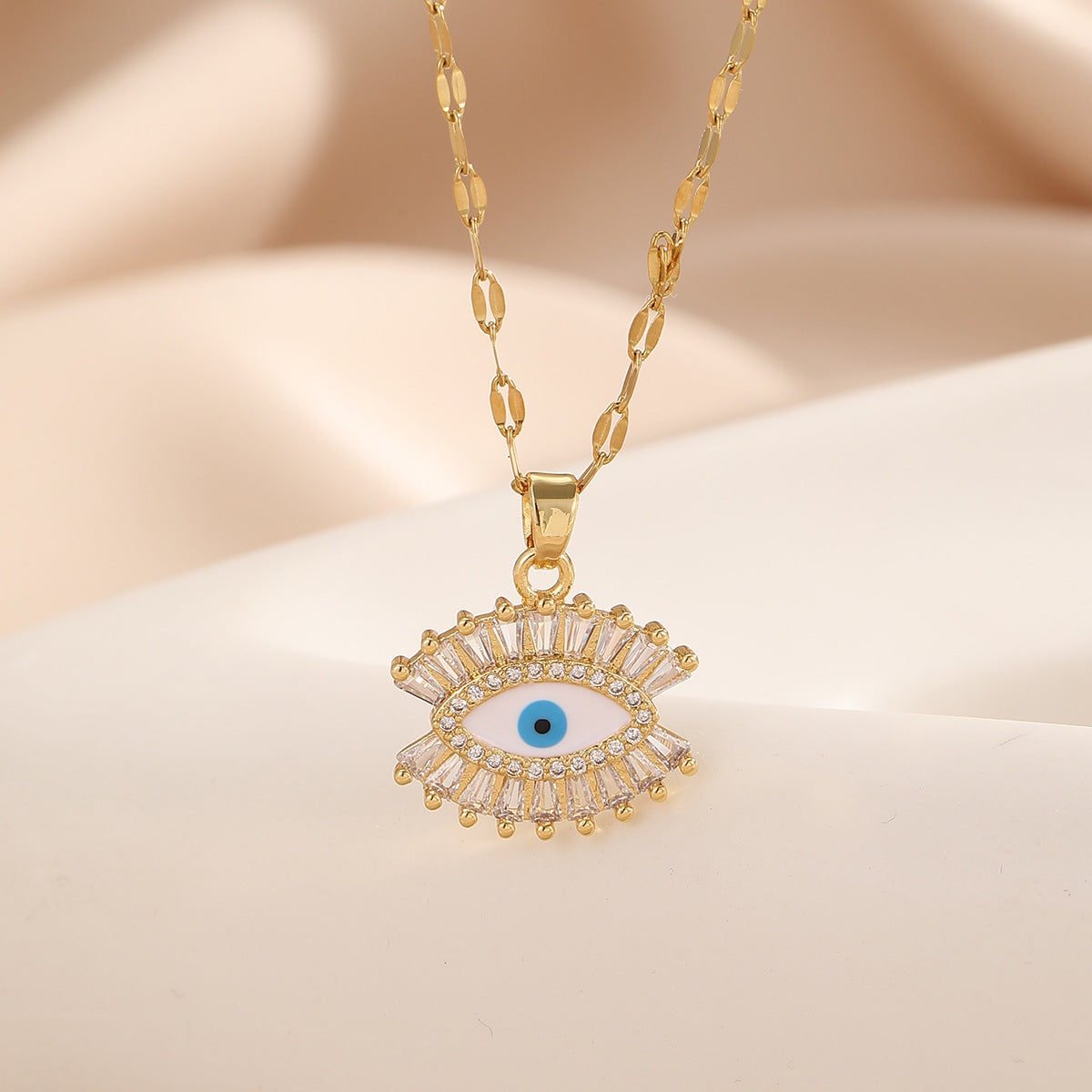 Evil Eye - Inspired Gemstone & Pearl Necklaces