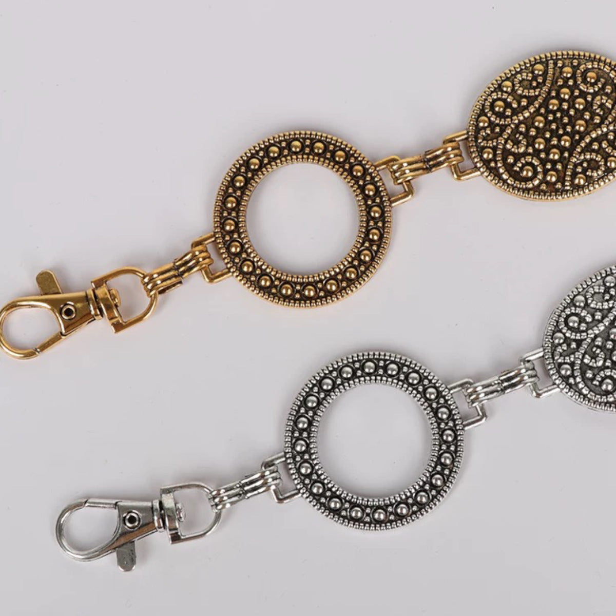 Ornate Circle - Link Metal Waist Belt