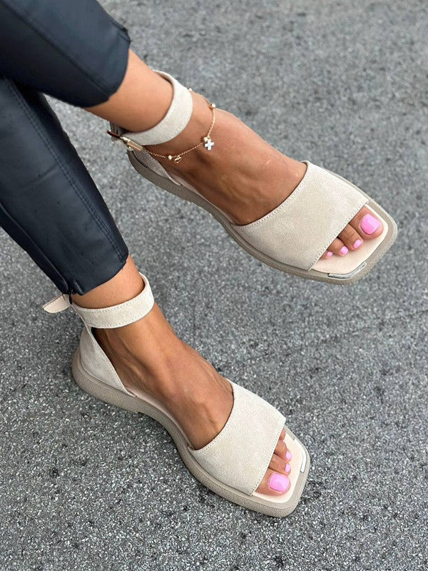 Strappy Flat Sandals Collection