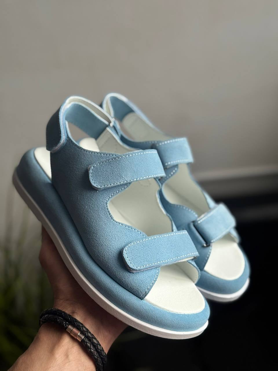 Velcro Strap Platform Sandals