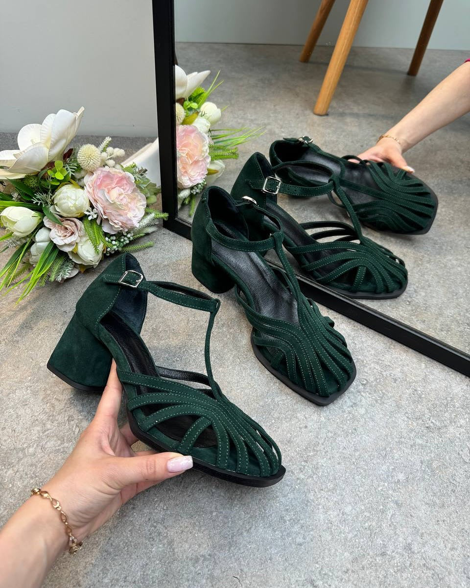 Strappy Block Heel Sandals