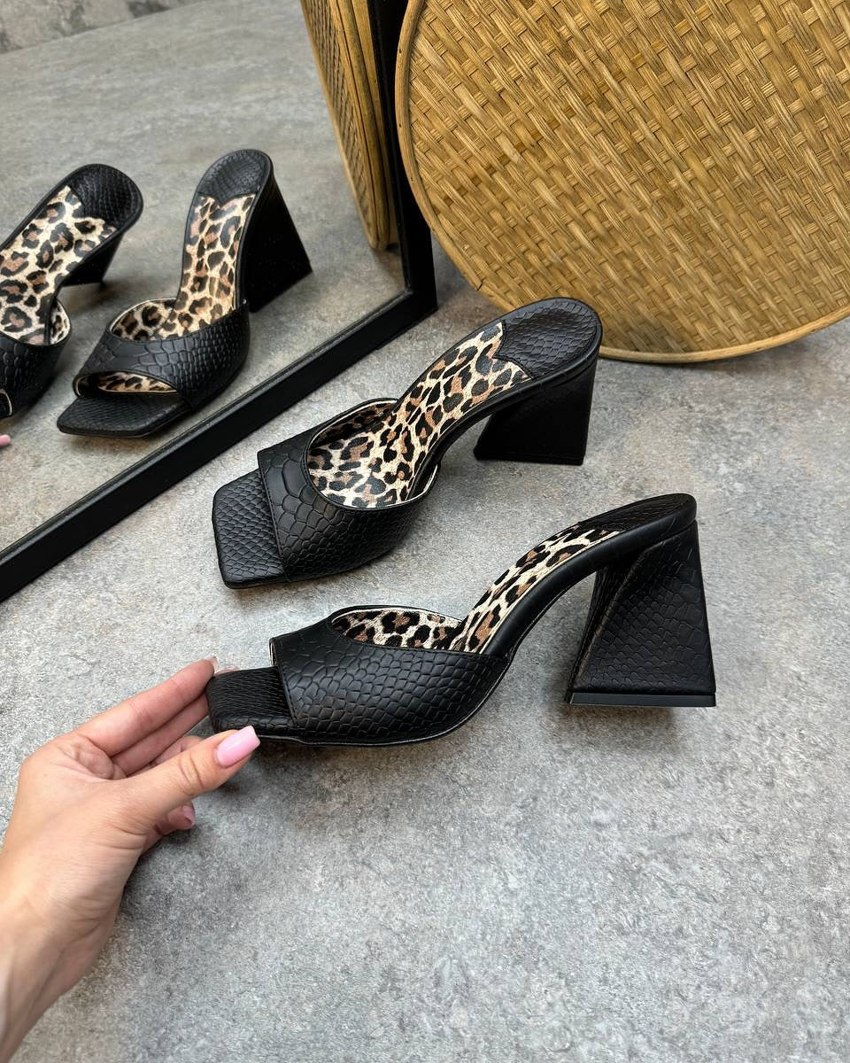Square Toe Mules
