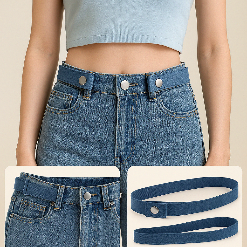 Adjustable Invisible Waist Belt - Unisex Style for Effortless Fashion