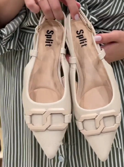 Point-toe Flat Shoes