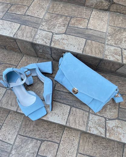 Ankle Strap Block Heel Sandals