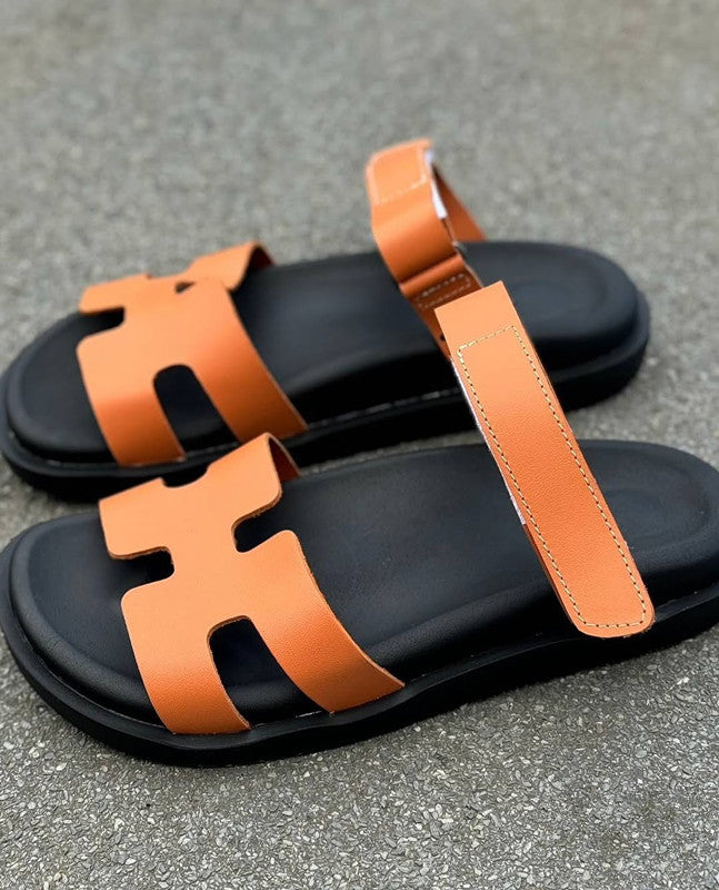 Double Strap Flat Sandals