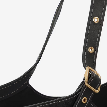 Branded Leather Tote Bag