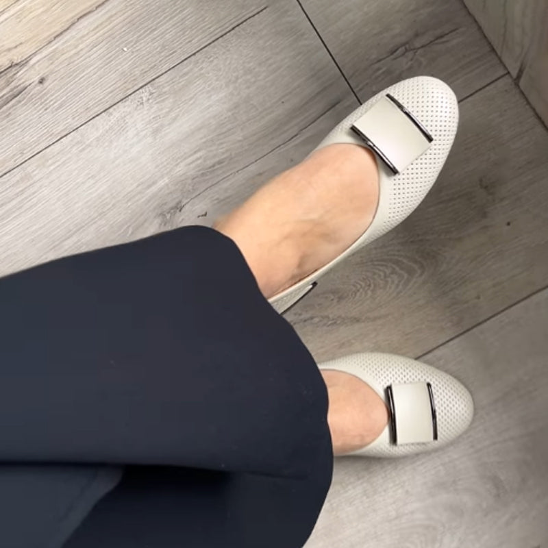 Hollow-out Coarse-heeled Shoes