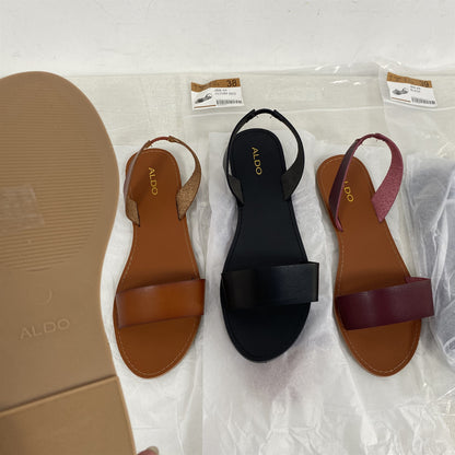Plus Size Womens Slip On Flat Sandals
