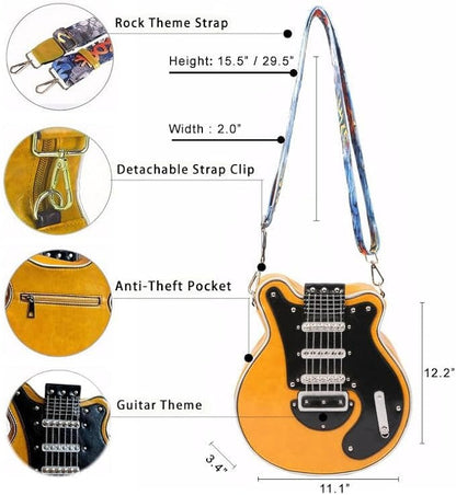 Bass Guitar Unique Design Shoulder Bag