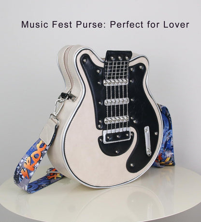 Bass Guitar Unique Design Shoulder Bag