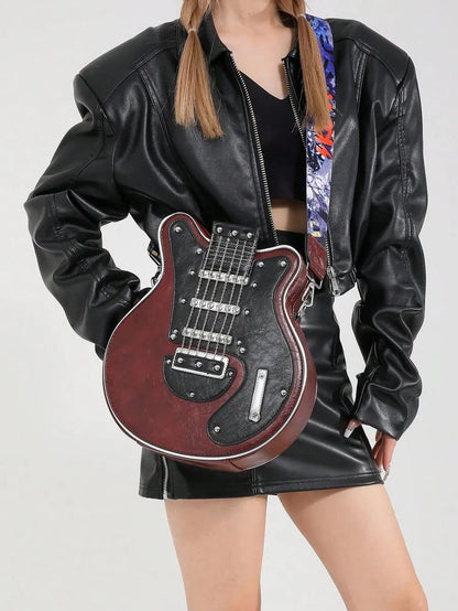 Bass Guitar Unique Design Shoulder Bag