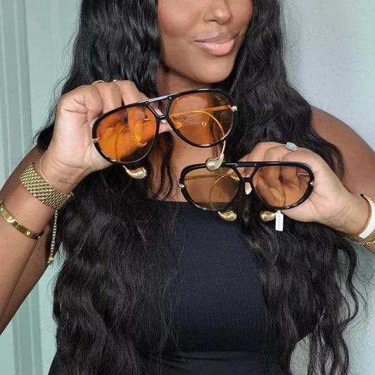 Oversized Aviator Sunglasses