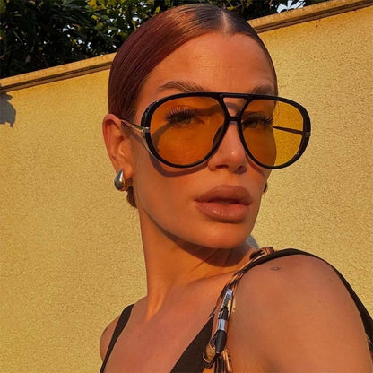 Oversized Aviator Sunglasses