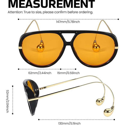 Oversized Aviator Sunglasses