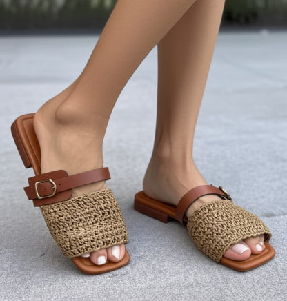 Cut-Out Bohemian Flats