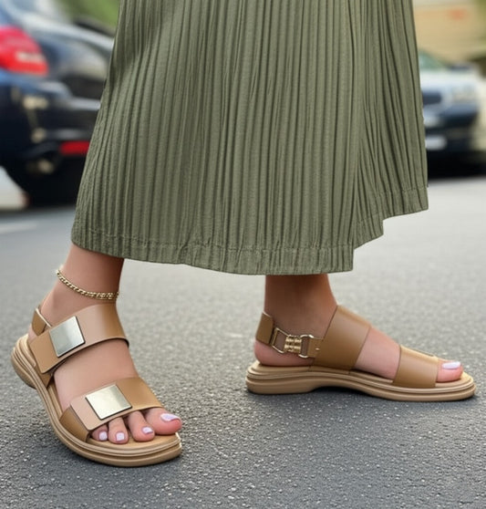 Fashionable Simple All-match Flat Sandals